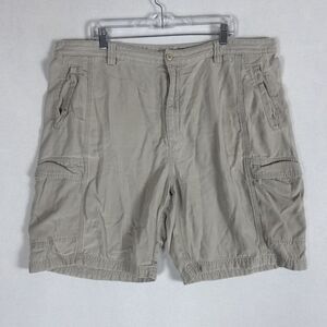 Tommy Bahama Relax Casual Chino Shorts Mens Size 42 Khaki Cotton Blend Summer